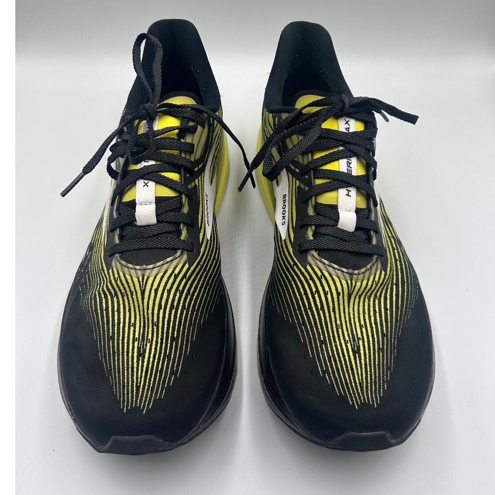 Brooks Hyperion Max Mens Running Shoes Black Yellow 1103901D078 Size 14